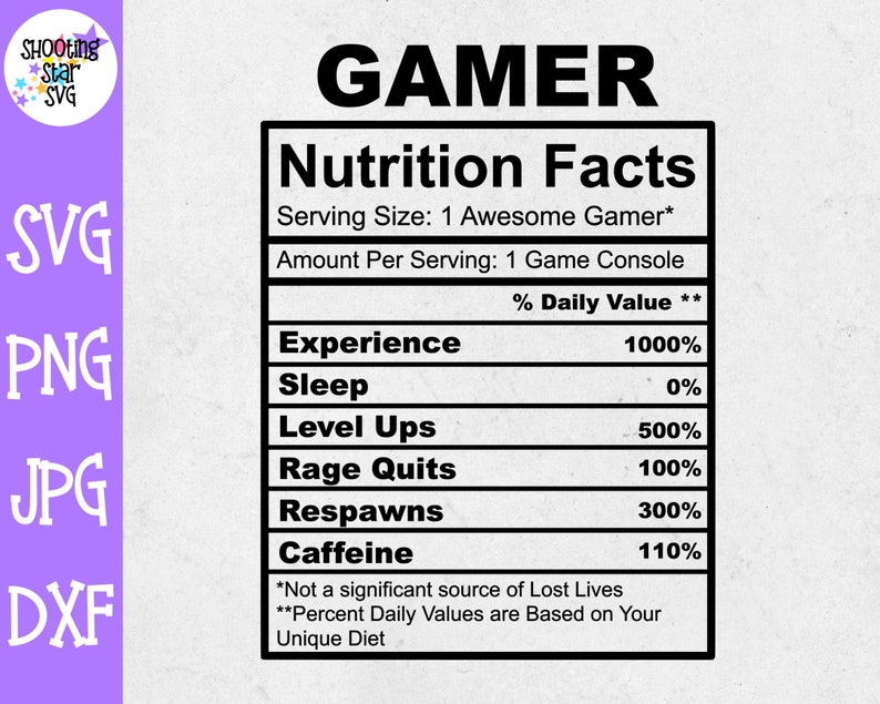 Download Bundle Of Joy Nutrition Label Svg File