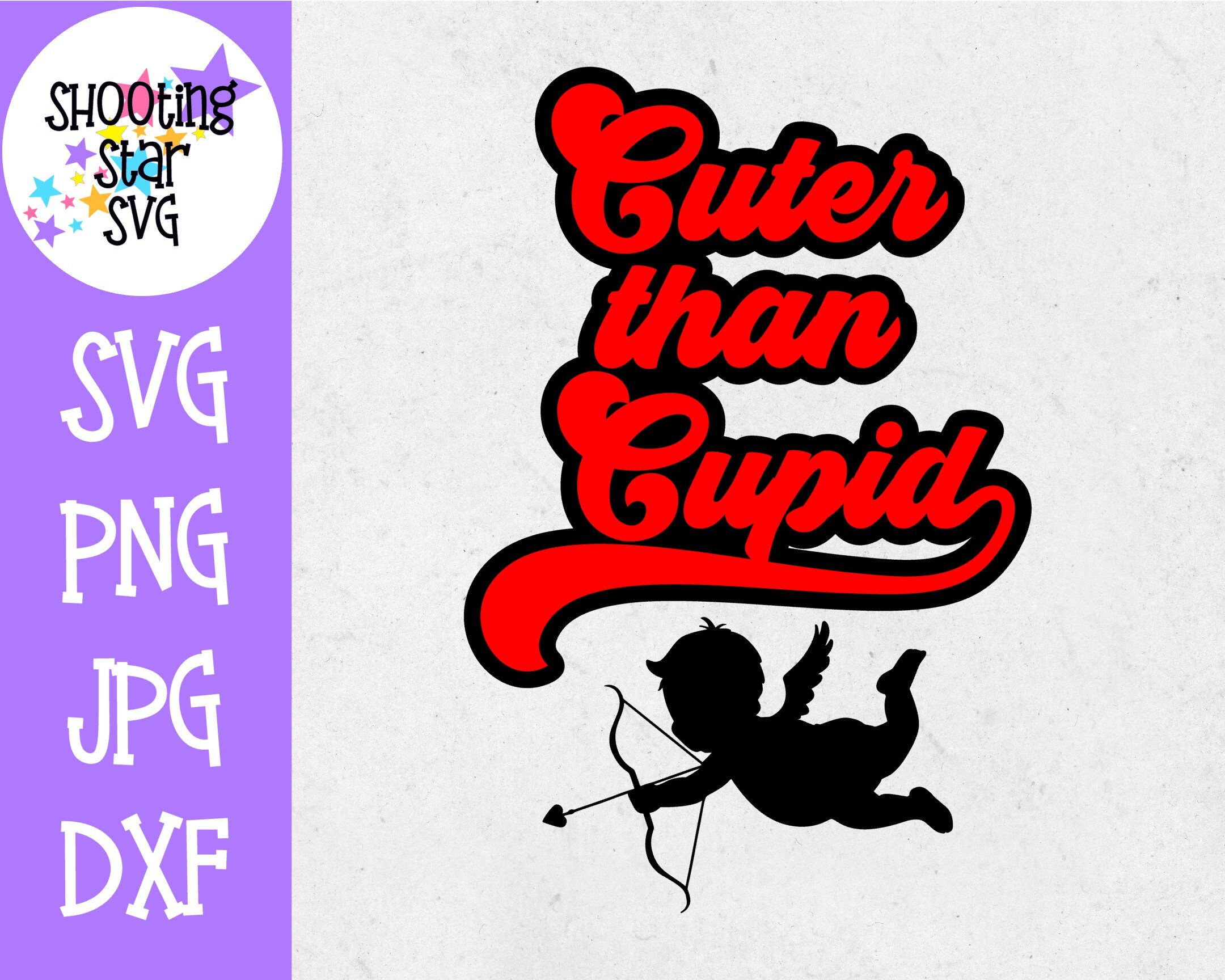 Download Cuter Than Cupid SVG Valentine's Day SVG | Etsy