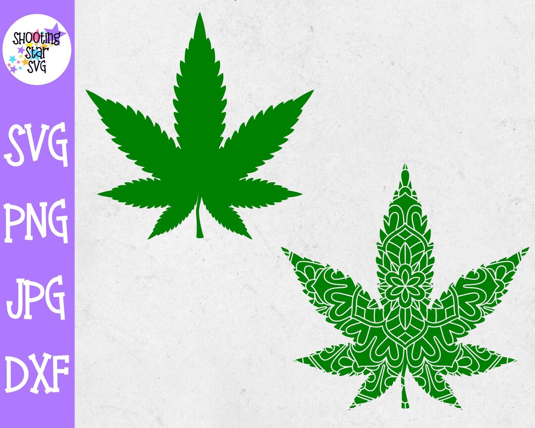Marijuana Leaf Svg Marijuana Mandala Svg Weed SVG Marijuana SVG Rolling