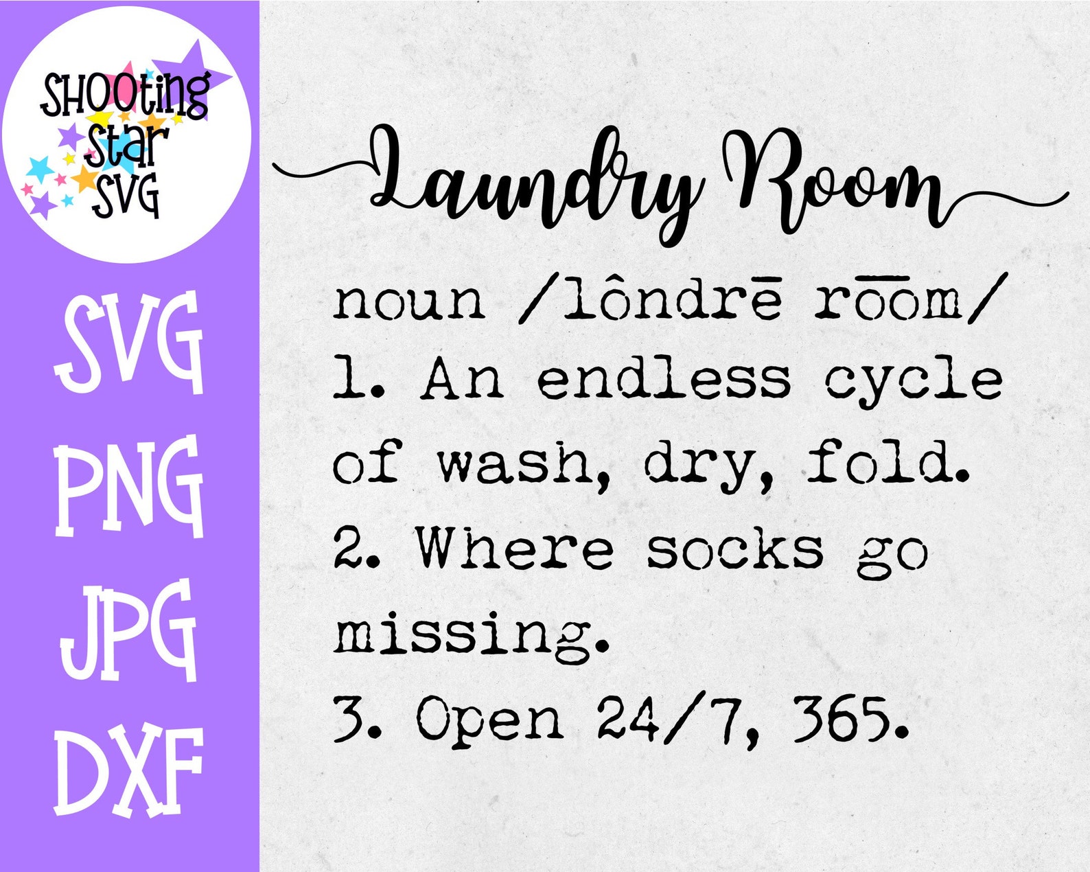 Laundry Room Definition SVG Funny Laundry Room Definition Etsy