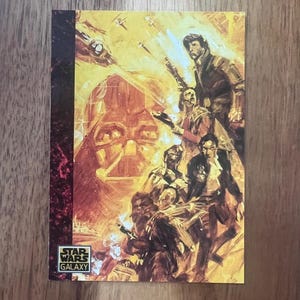 Aimant de réfrigérateur cartes à collectionner recyclées Star Wars