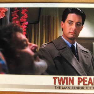 Aimant de réfrigérateur cartes à collectionner recyclées Twin Peaks