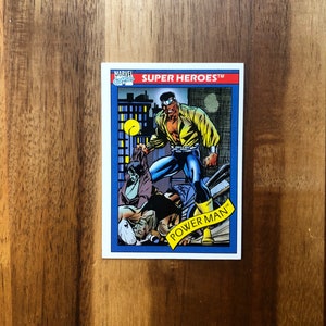 Luke Cage Recycled Trading Card Fridge Magnet