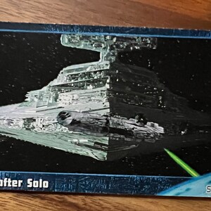 Aimant de réfrigérateur cartes à collectionner recyclées Star Wars