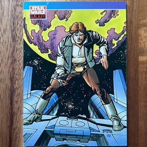 Aimant de réfrigérateur cartes à collectionner recyclées Star Wars