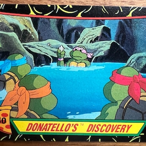 Aimant pour réfrigérateur Cartes à collectionner recyclées Tortues Ninja Teenage Mutant
