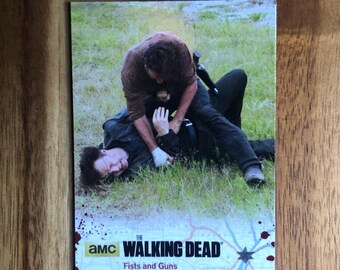 Magnete da frigorifero con carta collezionabile riciclata di The Walking Dead