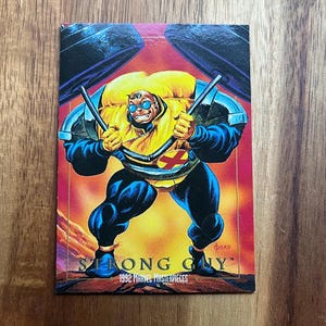 Aimant Strong Guy Cartes à collectionner recyclées