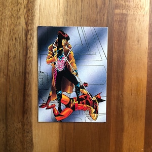 Aimant de réfrigérateur cartes à collectionner recyclées Gambit