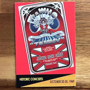 Aimant de réfrigérateur de cartes à collectionner recyclées The Who