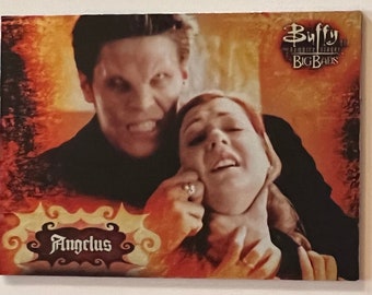 Buffy The Vampire Slayer Recycled Trading Card Fridge Magnet