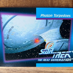 Aimant de réfrigérateur cartes à collectionner recyclées Star Trek