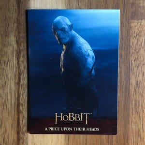 Aimant de réfrigérateur cartes à collectionner recyclées Le Hobbit
