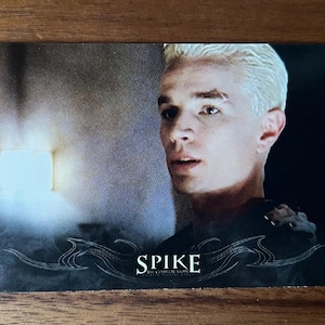 Aimant de réfrigérateur cartes à collectionner recyclées Buffy contre les vampires