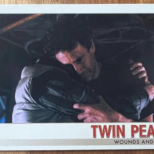 Aimant de réfrigérateur cartes à collectionner recyclées Twin Peaks