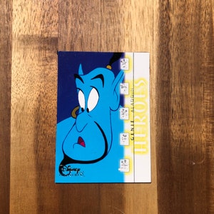 Aimant de réfrigérateur cartes à collectionner recyclées Genie