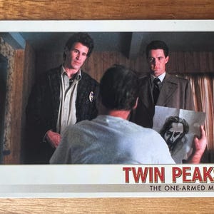 Aimant de réfrigérateur cartes à collectionner recyclées Twin Peaks