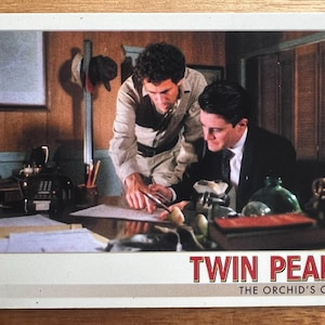Aimant de réfrigérateur cartes à collectionner recyclées Twin Peaks