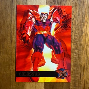 Aimant de réfrigérateur Colossus cartes à collectionner recyclées