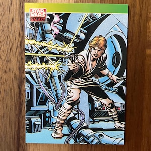 Aimant de réfrigérateur cartes à collectionner recyclées Star Wars