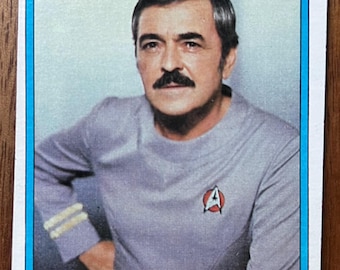 Imán para nevera con tarjeta coleccionable reciclada de Star Trek