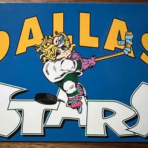 Carte à collectionner recyclée Étoiles de Dallas Les Muppets Aimant pour réfrigérateur
