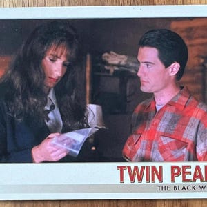 Aimant de réfrigérateur cartes à collectionner recyclées Twin Peaks