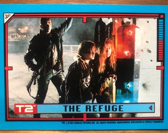 Terminator 2 Recycled Trading Card Fridge Magnet