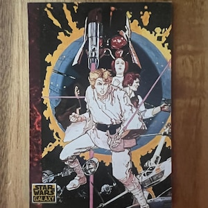 Aimant de réfrigérateur cartes à collectionner recyclées Star Wars