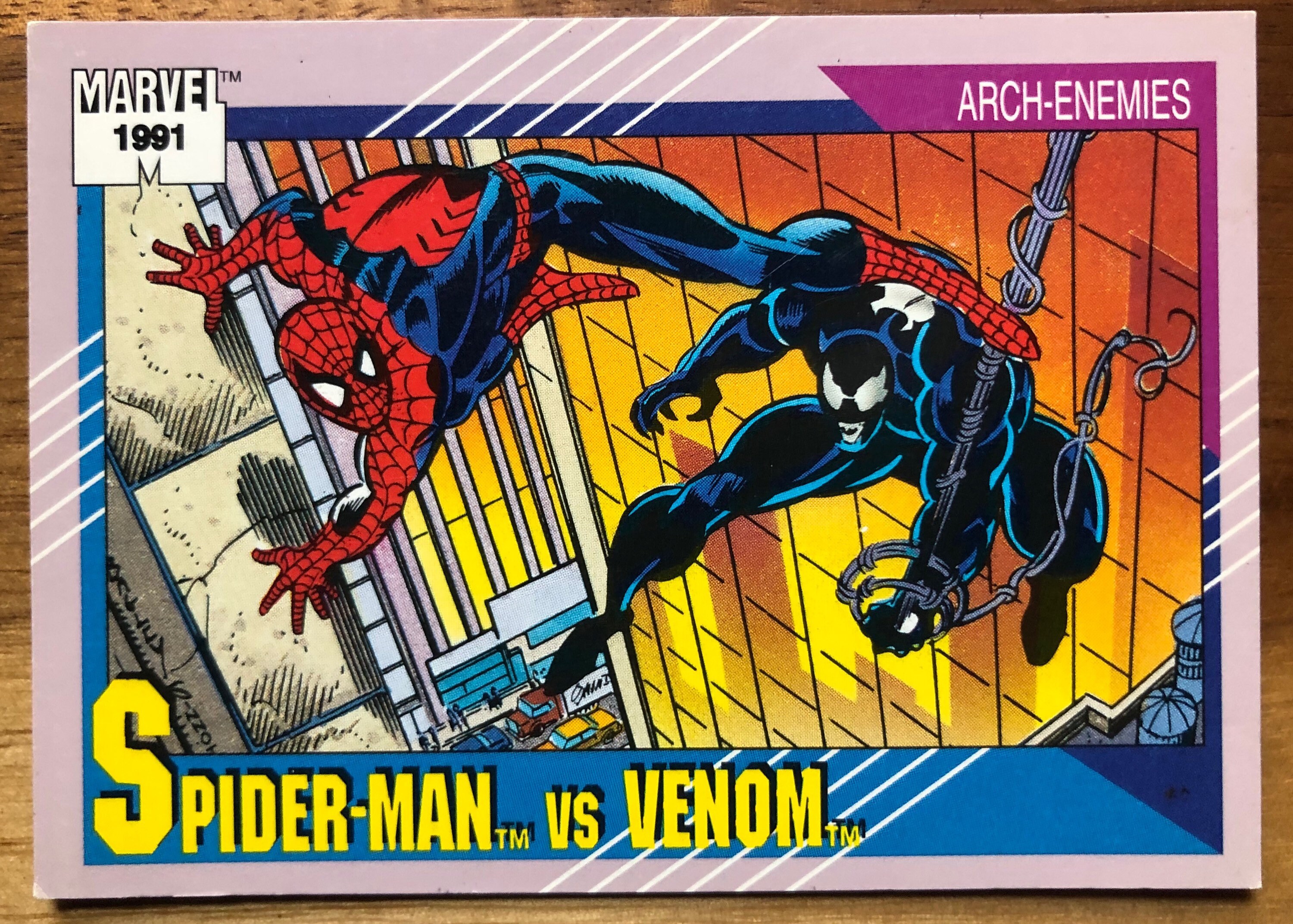 Spider-man Vs Venom Recycled Trading Card Fridge Magnet - Etsy India