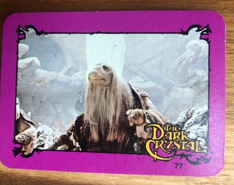 Dark Crystal Recycled Trading Card Fridge Magnet