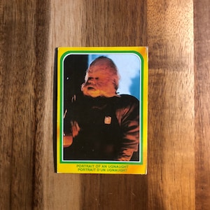 Aimant de réfrigérateur vintage Star Wars, cartes à collectionner recyclées