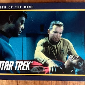 Aimant de réfrigérateur cartes à collectionner recyclées Star Trek
