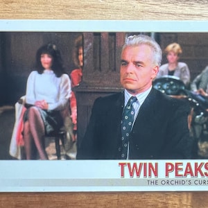 Aimant de réfrigérateur cartes à collectionner recyclées Twin Peaks