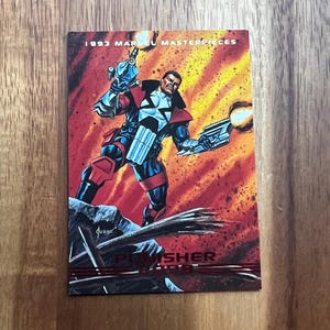 Punisher 2099 gerecyclede trading card-koelkastmagneet
