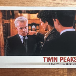 Aimant de réfrigérateur cartes à collectionner recyclées Twin Peaks