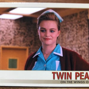 Aimant de réfrigérateur cartes à collectionner recyclées Twin Peaks