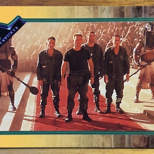 Aimant de réfrigérateur Stargate cartes à collectionner recyclées