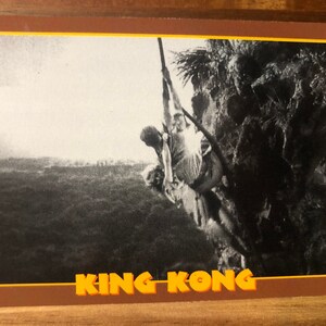 Aimant de réfrigérateur cartes à collectionner recyclées King Kong