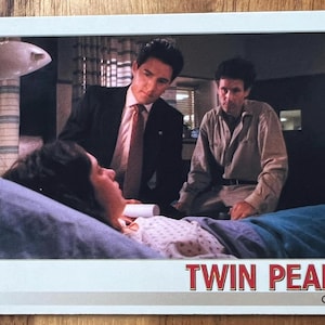 Aimant de réfrigérateur cartes à collectionner recyclées Twin Peaks