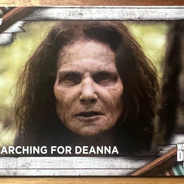 The Walking Dead Recycled Trading Card Fridge Magnet