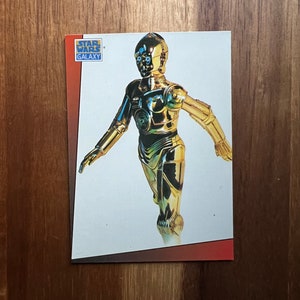Aimant de réfrigérateur cartes à collectionner recyclées Galaxy Star Wars