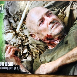 Lost Recycled Trading Card Kühlschrankmagnet
