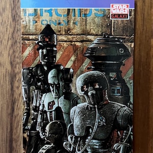 Aimant de réfrigérateur cartes à collectionner recyclées Star Wars