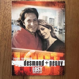 Lost Recycled Trading Card Kühlschrankmagnet