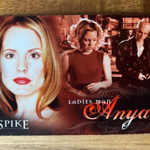 Aimant de réfrigérateur cartes à collectionner recyclées Buffy contre les vampires