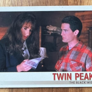 Aimant de réfrigérateur cartes à collectionner recyclées Twin Peaks