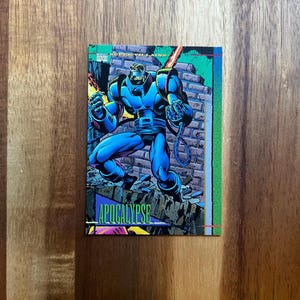 Aimant de réfrigérateur cartes à collectionner recyclées Apocalypse