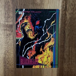 Aimant de réfrigérateur de cartes à collectionner recyclées Blackheart