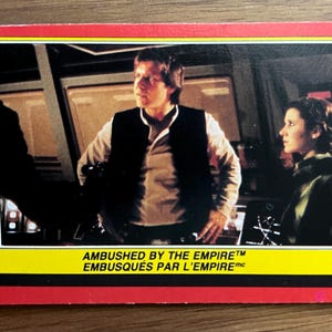 Aimant de réfrigérateur cartes à collectionner recyclées Star Wars